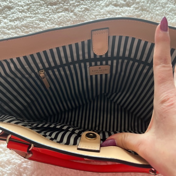 Kate Spade orange handbag and wristlet set - Picture 10 of 16